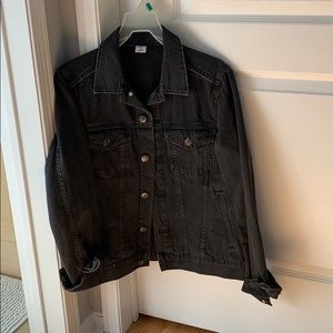 Black jean jacket